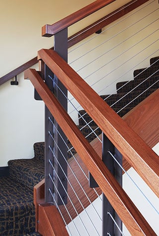 Stairway at Fisher Jones Family Dentistry