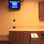 Fisher Jones Family Dentistry Operatory room tv