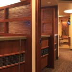 Front desk and doorway at Fisher Jones Family Dentistry