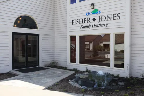 Front of office building at Fisher Jones Family Dentistry